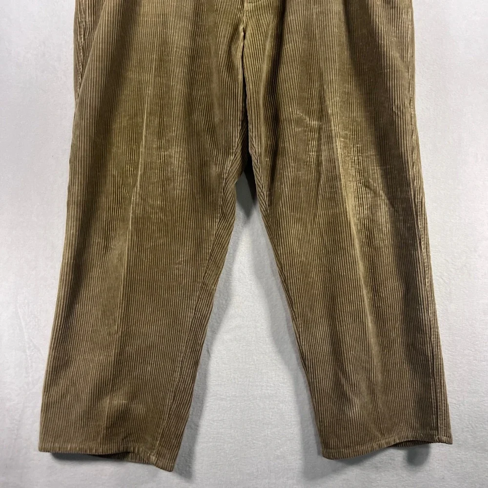 WOOLRICH Khaki Corduroy Pants‎ Mens Size 36x27 Relaxed Fit Grunge Granola